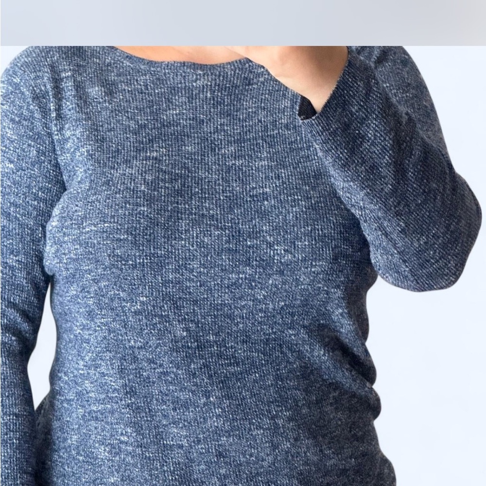 Cotton On Blue Crew Neck Sweater Soft Knit